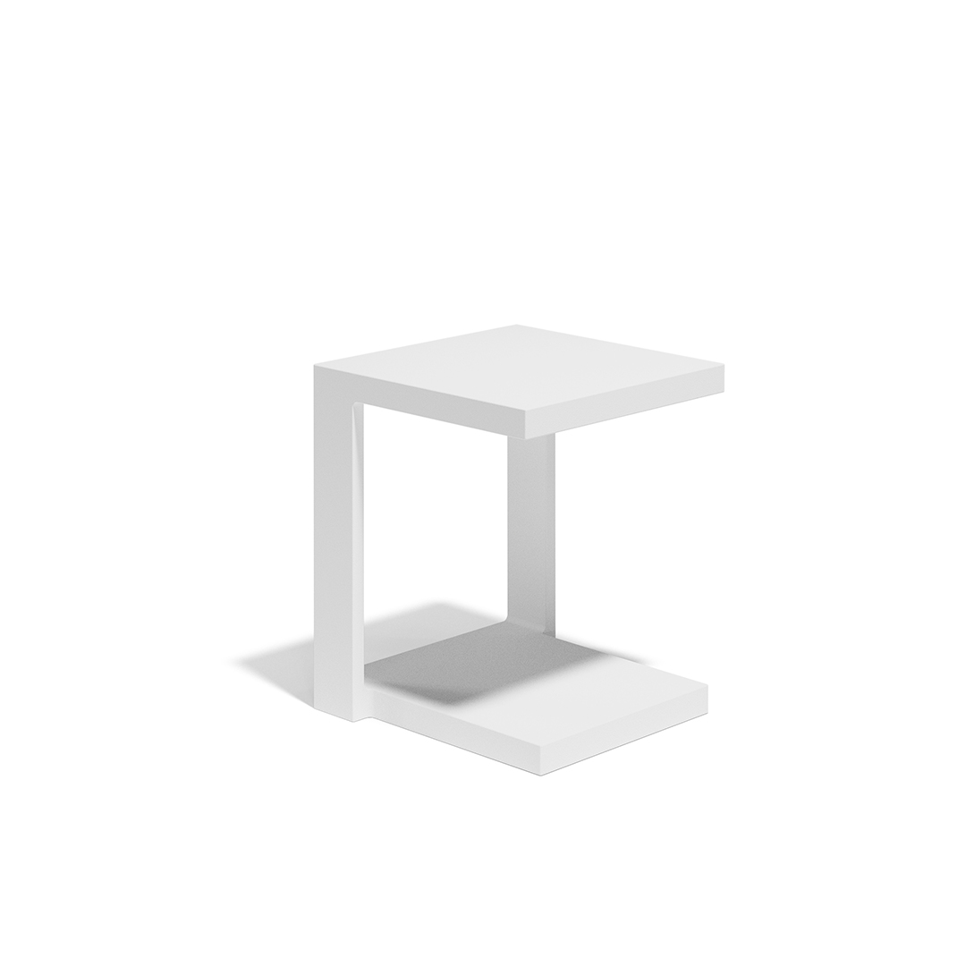 54474 Vondom Gatsby Sun Lounger Table Ramon Esteve 54474 White 